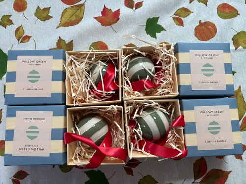 Cornishware willow green mini