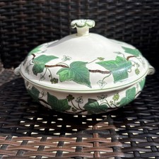Wedgwood Napoleon Ivy Green Edge - Lugged Handled Lidded Vegetable Tureen
