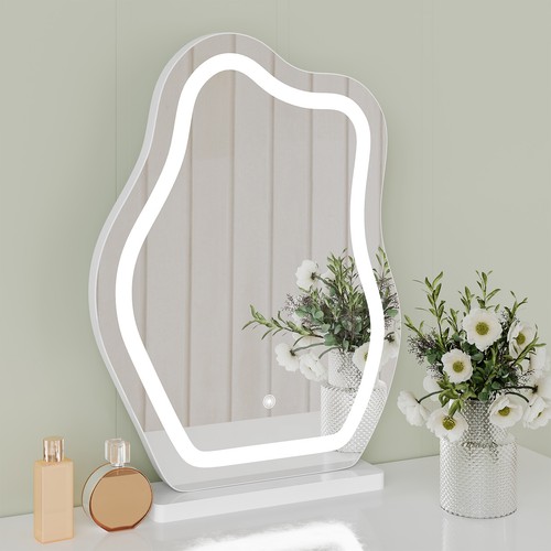 Cloud shaped led vanity - cloud-shaped, mirror