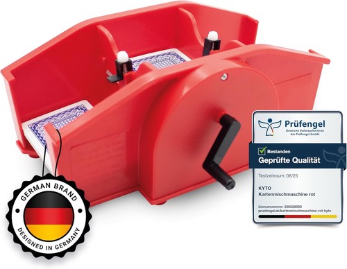 Kyto manual card shuffler with - kyto,