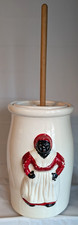 Antique Vintage Marked IRONSTONE POTTERY  3 Nancy Green Butter Churn 13.5" Tall