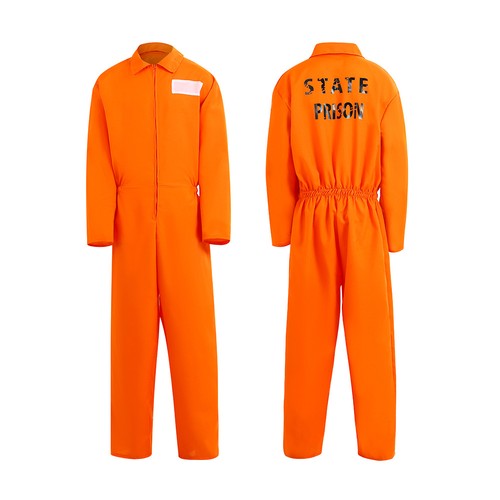 Men orange prison jumpsuit - men,