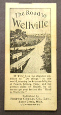 1920's ROAD TO WELLVILLE