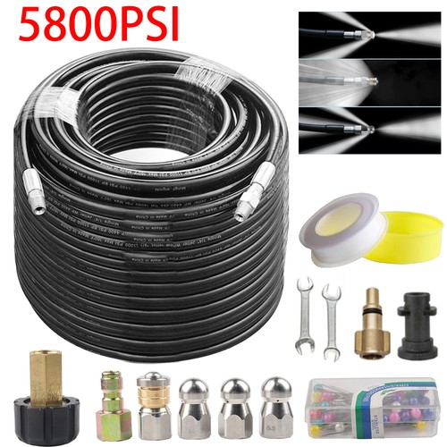 100ft sewer jetter nozzles kit - nozzles,