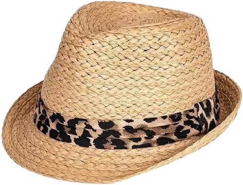 Womens straw trilby summer sun - summer,