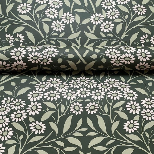 Botanical damask wallpaper - botanical,