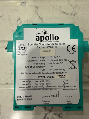 Apollo fire alarm - fire,