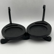 2 Small Ebonised Wooden