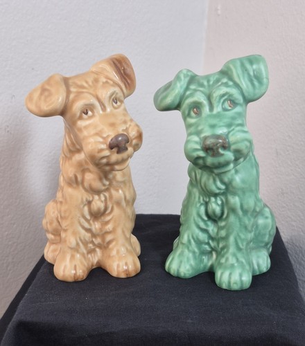 Pair vintage sylvac scottie - sylvac,