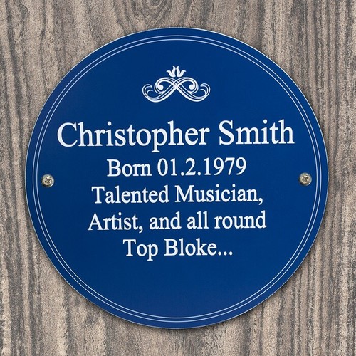 Personalised blue heritage - personalised,