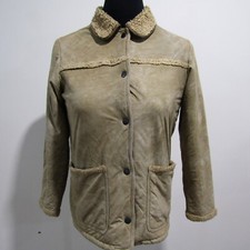 Barbour Women's Suede touch Jacket Beige Chest 38/40 UK 14 REF (Y00412
