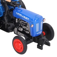 Sturdy Alloy Simulation Tractor Vehicle Toy For Kids Farm Car Toys