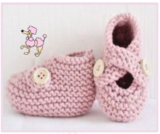 KNITTING PATTERN Baby bootees