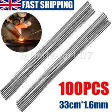 100pcs Aluminium Welding Rods Wire Brazing Easy Melt Solder Low-Temperature NEW