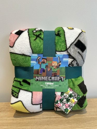 Primark mojang minecraft throw - minecraft,
