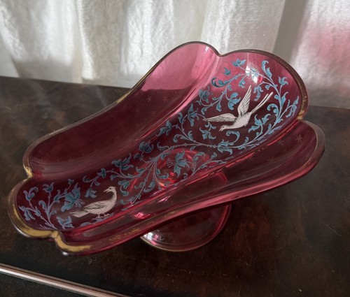 Victorian cranberry red glass - red,