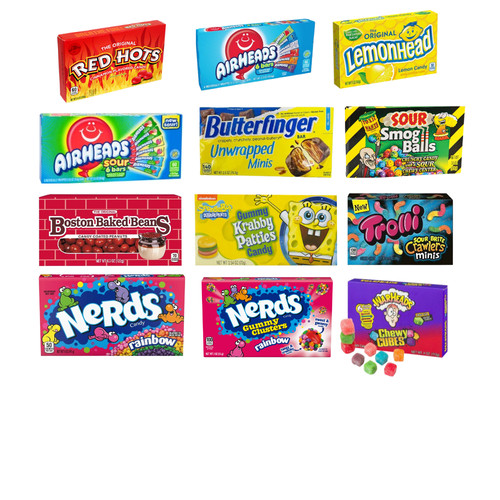 American theater box - candies,