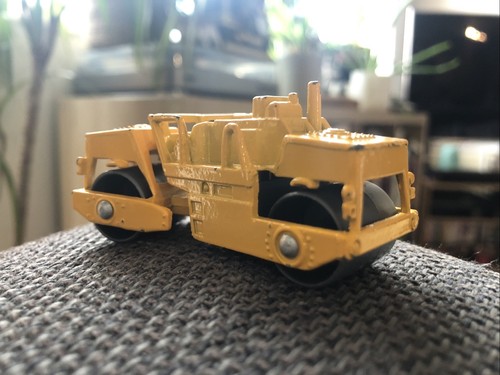 Diecast yellow roller - diecast,