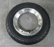 VESPA PX TUBELESS SIP ALLOY  RIM DUNLOP SCOOTSMART TYRE ASSEMBLED