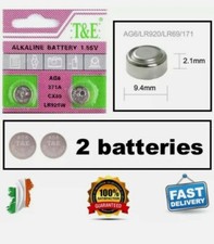 2pcs Alkaline Battery AG6 SR920SW SR69 SR921 V371 D371 LR921 GP371 371 CX921 