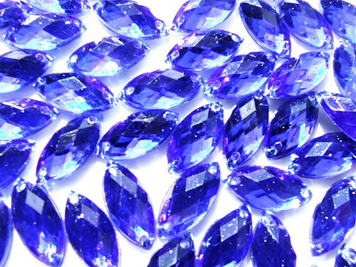 Blue 7x15 marquise - blue,