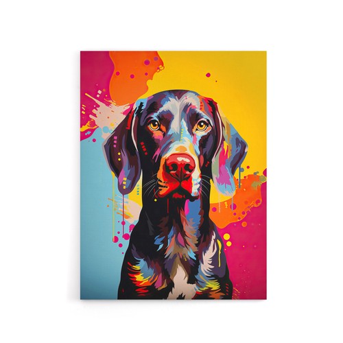 German shorthaired pointer dog - german,