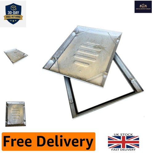 Double sealed recessed manhole - double-sealed,