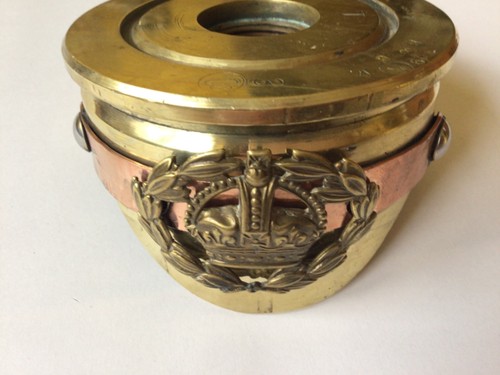 British trench art brass - british,