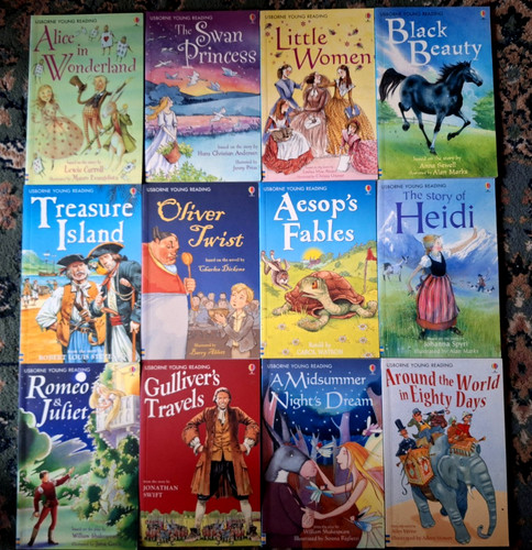 Set usborne young reading - usborne,
