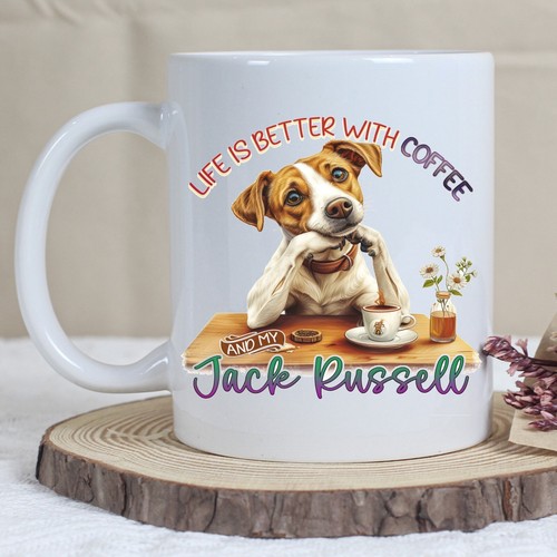 Pet dog mug funny jack - pet,