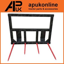 Bale Frame Heavy Duty Big Square 1100mm & 810mm 4 Spike Tines Conus 2 Tractor