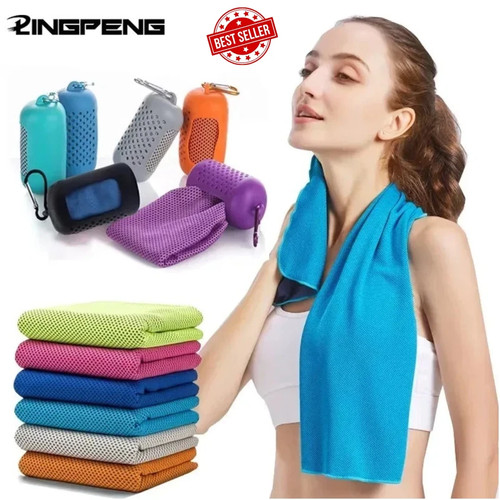 1pc instant cooling towel - towel, ice