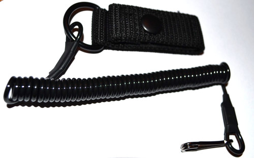 Metal detecting coiled lanyard - detecting,