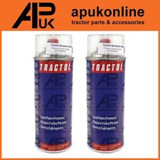 2x Tractol Orange Aerosol Spray Paint for Nuffield 10/42 10/60 Tractor Implement