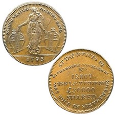1795 CONDER HALFPENNY TOKEN