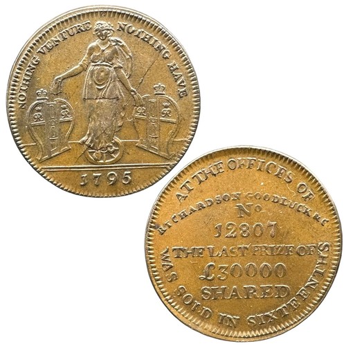 1795 conder halfpenny token - halfpenny,