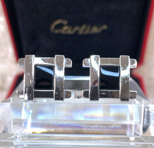 Cartier Cufflinks Rare Black &
