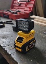 DeWalt Compatible Light 18v/20v LED work Light Strobe Lamp With 2 USB NEW