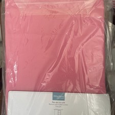 BN John Lewis Little Home Rose Pink Blackout W117xD137cm Pencil Pleat Curtains