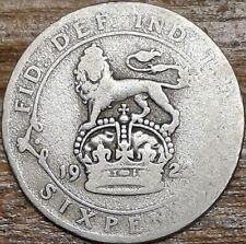 1922 King George V Sixpence 6d