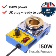 150W Electric Melting Furnace Tin/Lead Casting Pot Ø35mm –Fast Heat & Adjustable