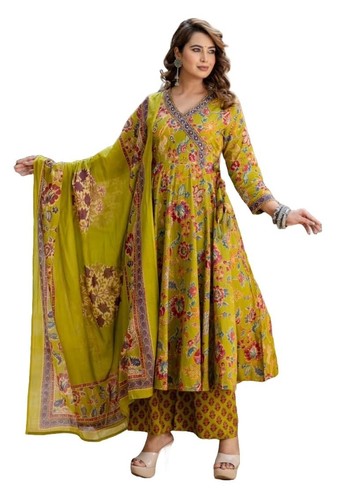 Women printed anarkali - printed, kurta