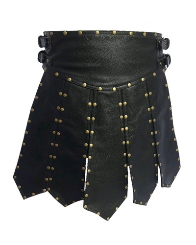 Mens black cow - cow, leather