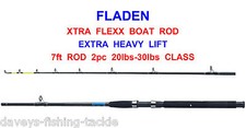 FLADEN XTRA FLEXX 7ft 2pc BOAT ROD EXTRA HEAVY LIFT SEA FISHING TROLLING UPTIDE