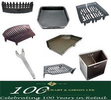 Fireplace Grates and Ashpans Range As Stocked