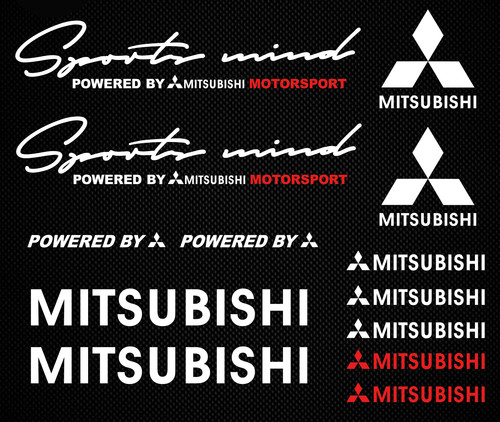 Mitsubishi sports mind sticker - sports,