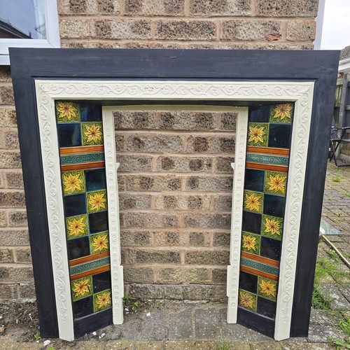 Cast iron fireplace - iron,