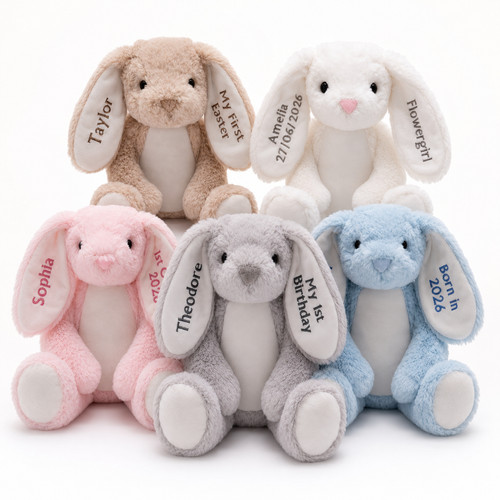 Personalised bunny teddy - bunny,