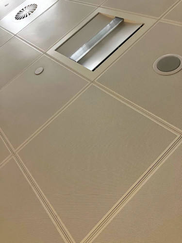 Sas perforated ceiling tiles
