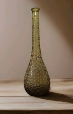 Vintage Empoli Amber Glass